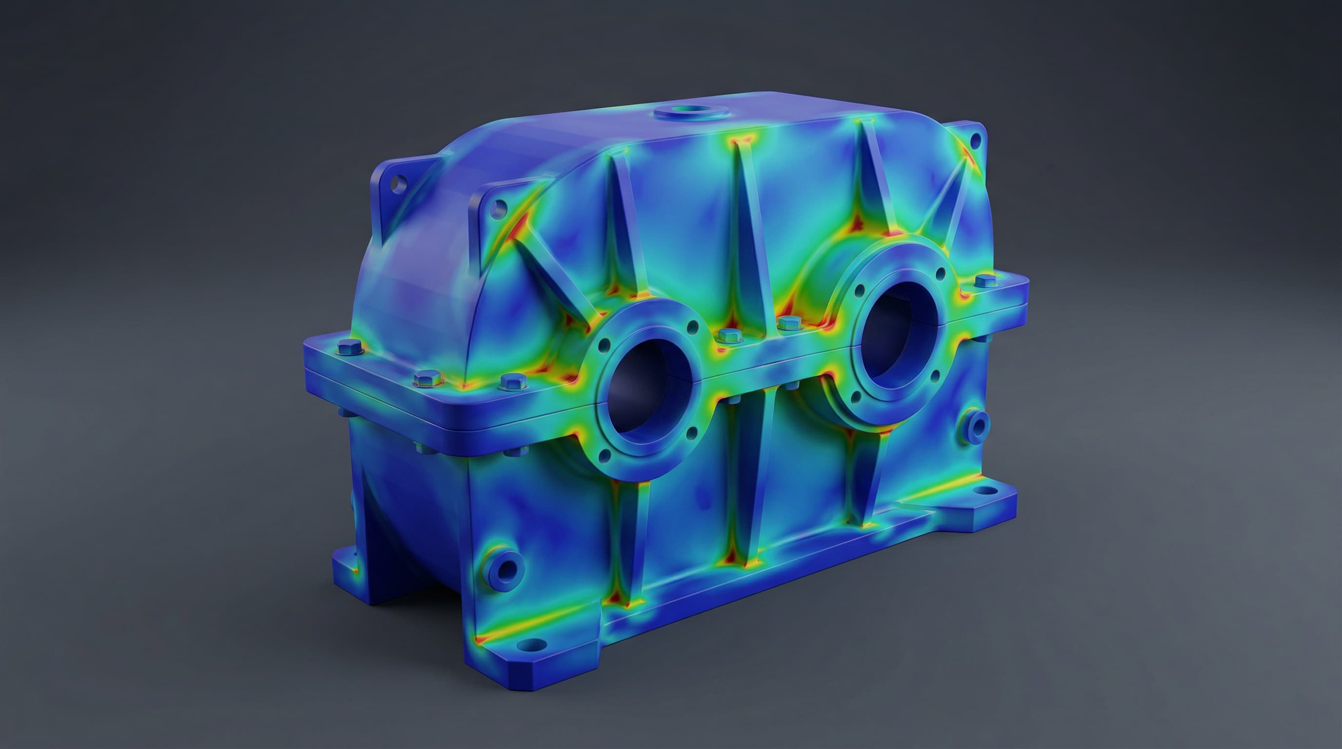 ML surrogate FEA predicting von-Mises stress field