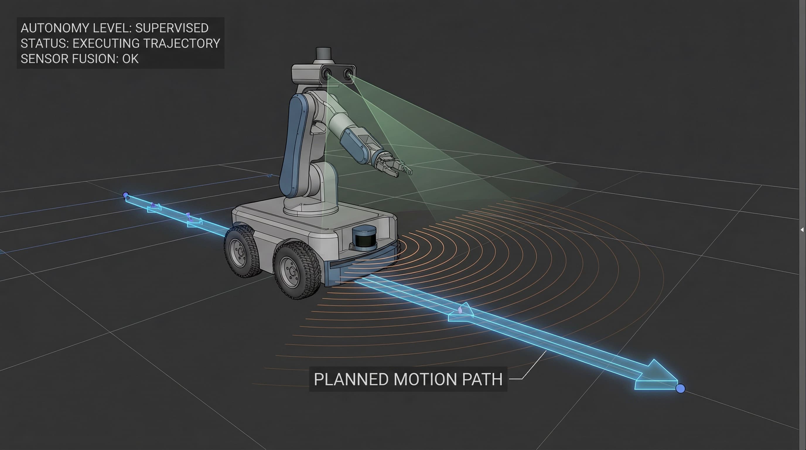 Vision-guided bin picking robotic cell with detection overlay