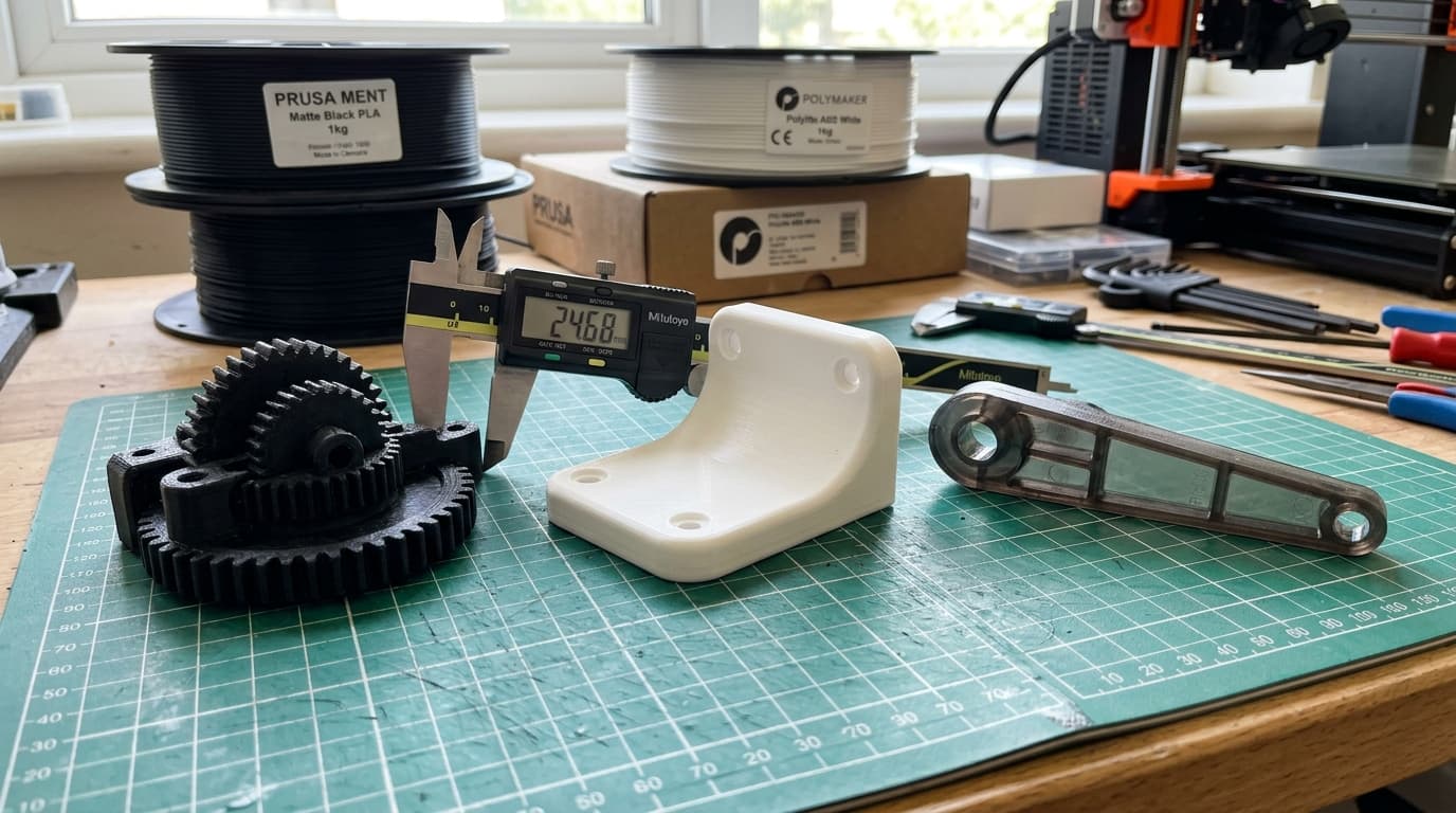 Functional 3D printed robotic actuator housing in engineering polymer