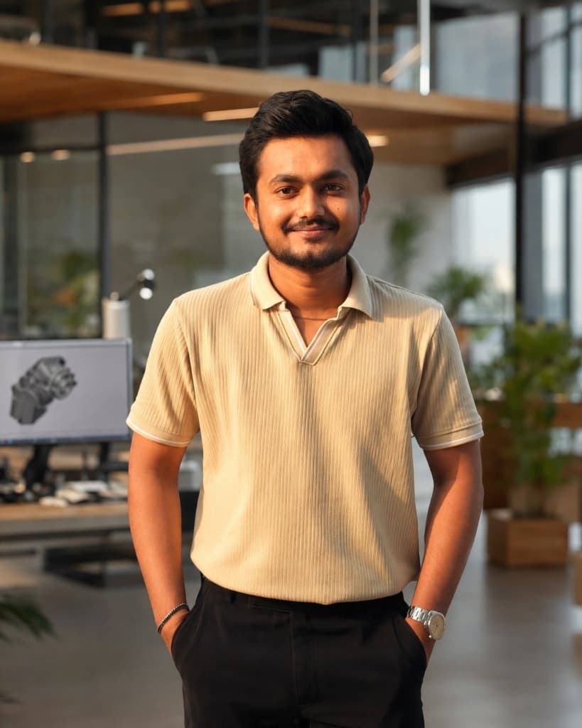 Rohit Jasoliya — Co-Founder, Agroza Lab Pvt. Ltd. & Lead CAD/Simulation Engineer at YantriX Technologies